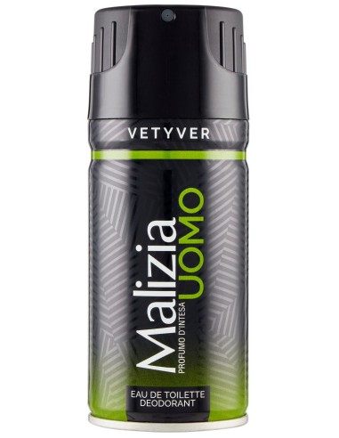 Malizia Uomo Deodorante Spray - 150ml - Vetyver
